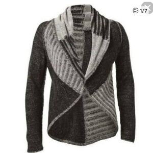 CABI Sweater, Medium, Grey And Black - Super Cute!